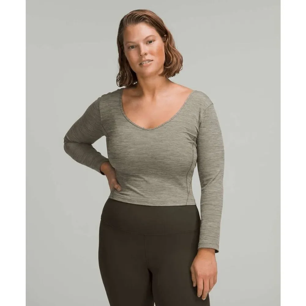 Lululemon NWT size 10 Align long sleeve shirt - gray